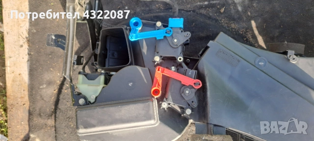  Кутия парно с моторчета, клапи, вентилатор от Volkswagen Passat / Пасат 1.9 TDI 110 к.с. 2000г. , снимка 6 - Части - 53386883