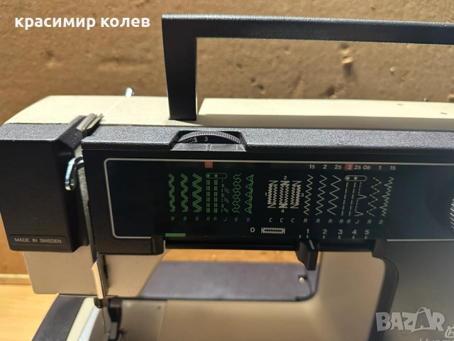 шведска шевна машина "HUSQVARNA Optima 180 electronic", снимка 3 - Шевни машини - 52684853
