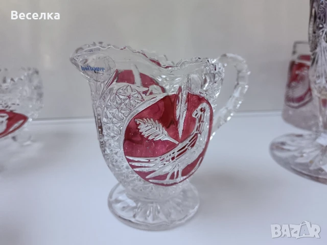 Пълен сервиз за уиски, оловен кристал , снимка 6 - Сервизи - 51223756