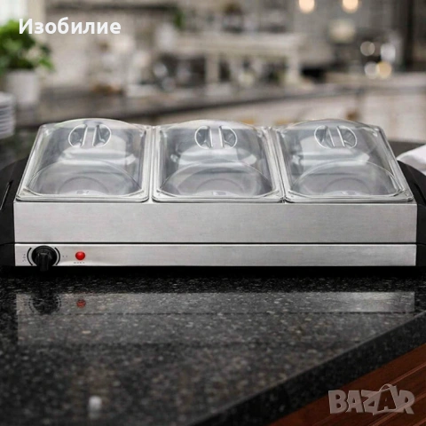 Електрически нагревател за бюфет 2 в 1 - винаги топла храна, снимка 3 - Други - 53726379