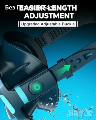 Нова Маска и шнорхел за възрастни – 180° изглед, антифог, силикон, море, снимка 3 - Водни спортове - 49684745