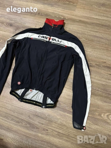 Оригинално мъжко яке Castelli  Rosso Corsa GORE-Windstopper  INFINIUM™ Jacket , XXL/XL , снимка 2 - Якета - 52404466