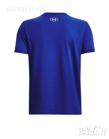 Детска тениска UNDER ARMOUR Basketball Icon Tee Blue, снимка 2 - Детски тениски и потници - 45750551