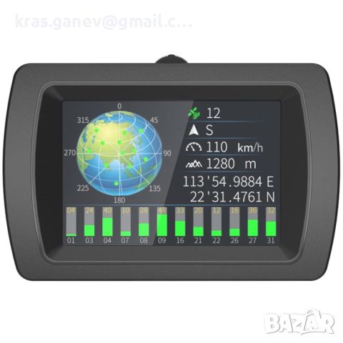 M85 Инклинометър Автомобилен GPS Скоростомер