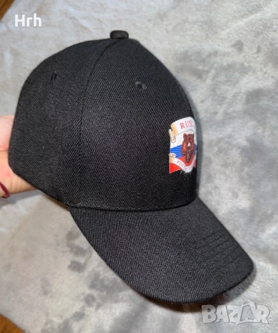 Шапка с козирка Русия - мечка, снимка 3 - Шапки - 51618236