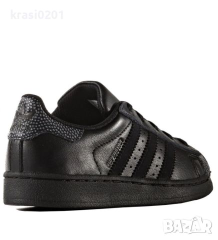 Oригинални кецове на Аdidas Superstar! 36 2/3, естествена кожа, снимка 5 - Детски маратонки - 46289930