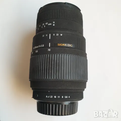 Обектив Sigma DG 70-300mm 1:4-5.6, снимка 5 - Обективи и филтри - 48695378