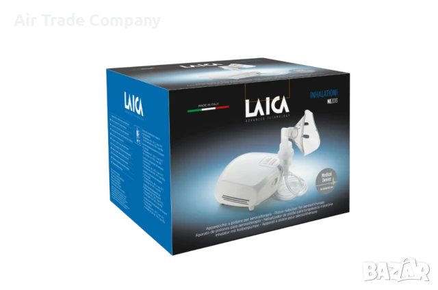 Аерозолен инхалатор Laica NE2013 с компресор, снимка 5 - Медицинска апаратура - 50674154