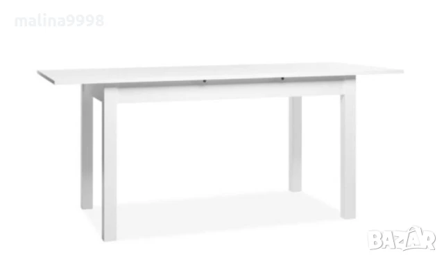 Бяла разтегателна маса, снимка 2 - Маси - 51218081