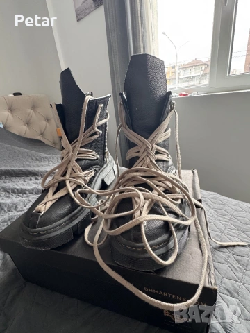 Doc Martens x Rick Owens Megalace, снимка 2 - Мъжки ботуши - 53898515