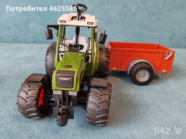 Bruder трактор с ремарке , снимка 3 - Коли, камиони, мотори, писти - 52687047