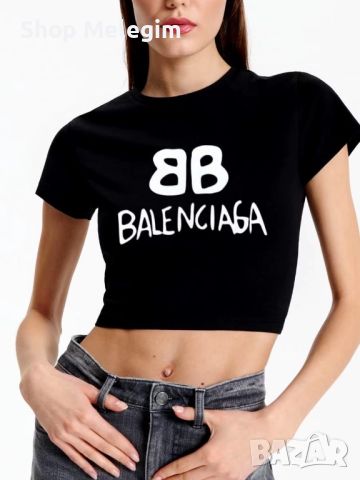 Balenciaga дамска тениска , снимка 1 - Тениски - 45957941