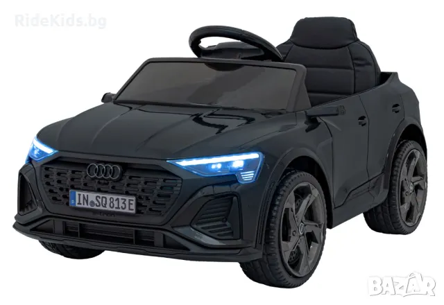 Audi SQ8 12V – Детски акумулаторен джип, Черен, EVA гуми, снимка 3 - Детски велосипеди, триколки и коли - 50418596