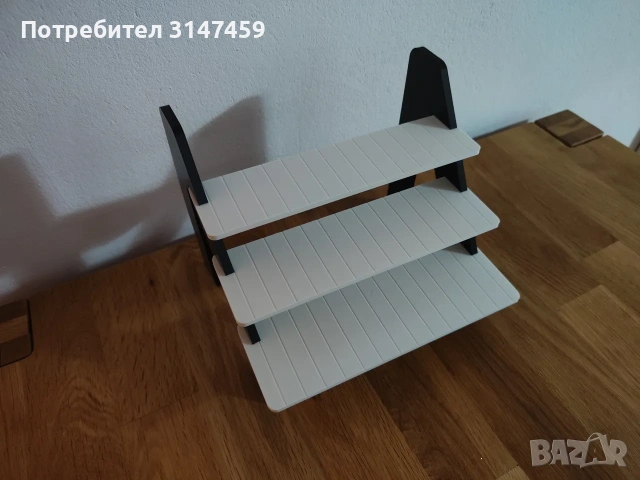 Дизайнерски 3D принтиран органайзер за бюро – 3 нива, снимка 2 - Други стоки за дома - 53615417