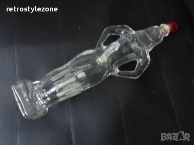 № 8553 Стъклена бутилка с еротичен дизайн , снимка 4 - Други ценни предмети - 54033327