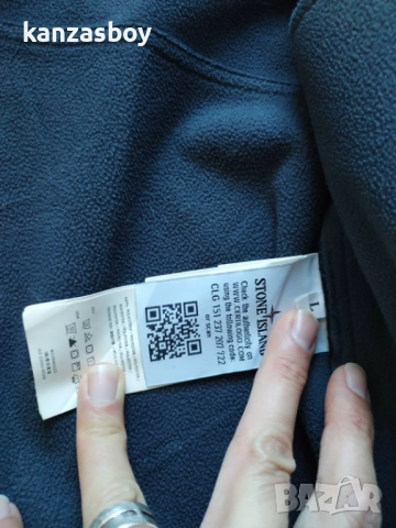 Stone Island 2014 Navy High Neck Soft Shell Jacket - мъжко софтшел яке Л, снимка 11 - Якета - 52850152