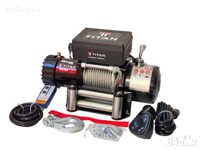 Лебедка електрическа 8000 lb (3630kg) с усилен редуктор / 5.5hp / 4.4kw 12V, снимка 4 - Аксесоари и консумативи - 37990477