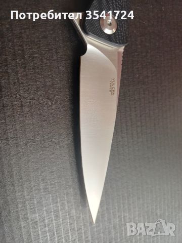 Нов нож със стомана 154CM и дръжка от G10 , снимка 2 - Ножове - 45567966