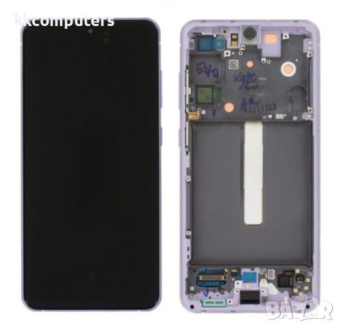 LCD Дисплей за Samsung SM-G990F S21 FE 2021 / GH82-26414D / 26590D / Тъч скрийн / Виолетов / КЛАС B , снимка 1 - Резервни части за телефони - 46719845