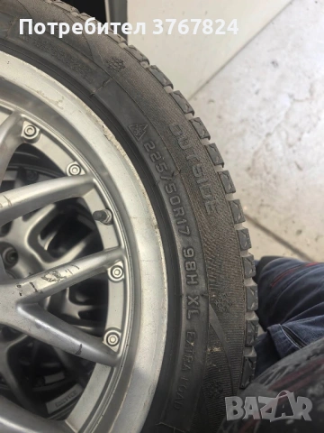 Джанти за мерцедес със зимни гуми, снимка 2 - Гуми и джанти - 53854279