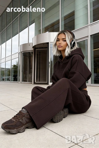 Дамски зимен комплект анцуг Balloon, 2цвята , снимка 9 - Комплекти - 53645822