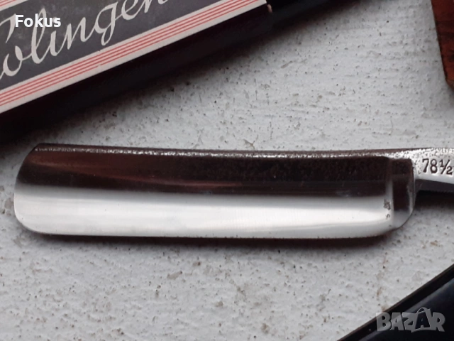 Топ - колекционерски бръснач Mannos Solingen, снимка 3 - Антикварни и старинни предмети - 53443754