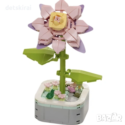 Конструктор цвете - 118части - 2 модела, снимка 3 - Конструктори - 53473085