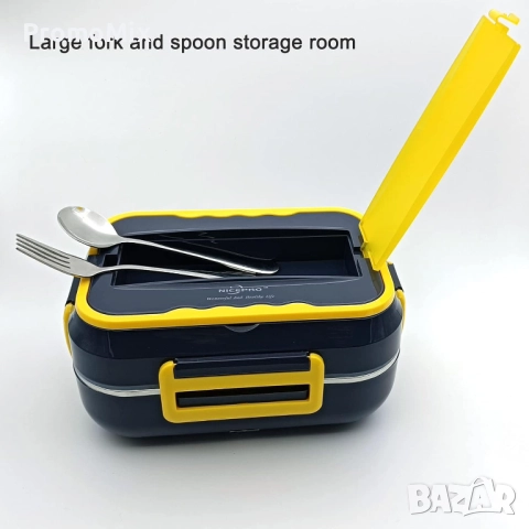 Електрическа кутия за храна Electric lunch box DFH-C21 1.5л 40W Уред за бързо затопляне на храна, снимка 8 - Кутии за храна - 51453215