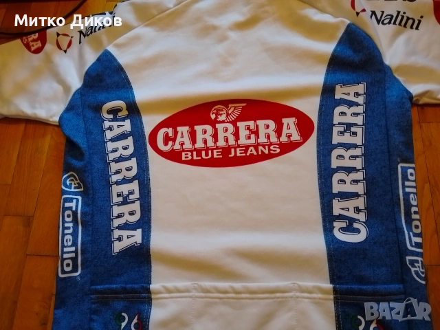 Nalini Carrera винтидж маркова колоездачна тениска размер М, снимка 10 - Велосипеди - 53697116