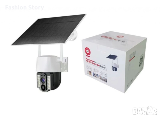 WiFi соларна камера 4G SIM карта, 8MP V380 VC3-4G, снимка 2 - HD камери - 52526700