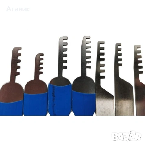 Инструменти 7 в 1 за отключване на мебелни ключалки и катинари, снимка 2 - Други инструменти - 53507355