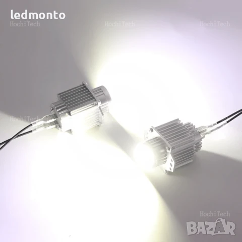 Ангелски очи BMW Halo пръстени 80W за BMW E90 и E91, снимка 3 - Части - 51335263