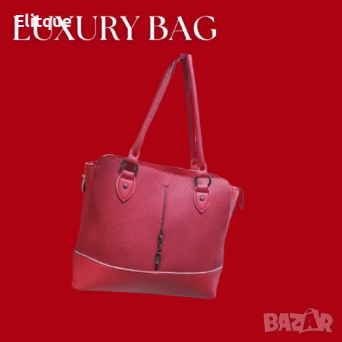 Излъчвайте страст и елегантност с нашата червена дамска чанта, снимка 3 - Чанти - 52888832