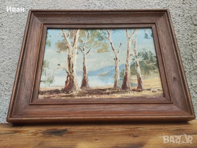 малка маслена картина , снимка 2 - Картини - 52418062