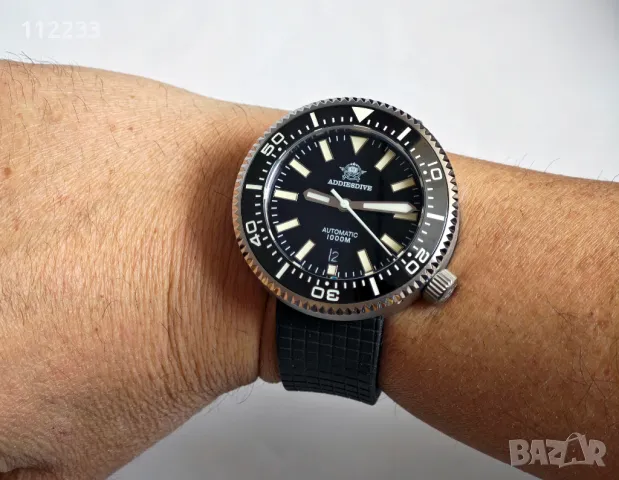 ADDIESDIVE 1000 m Diver-Seiko NH35A, снимка 6 - Мъжки - 48514652