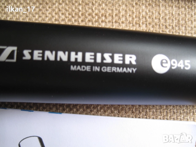 Микрофон Sennheiser e 945 Внос от Германия НОВ! Пълен комплект Неизползван, снимка 3 - Микрофони - 51501057