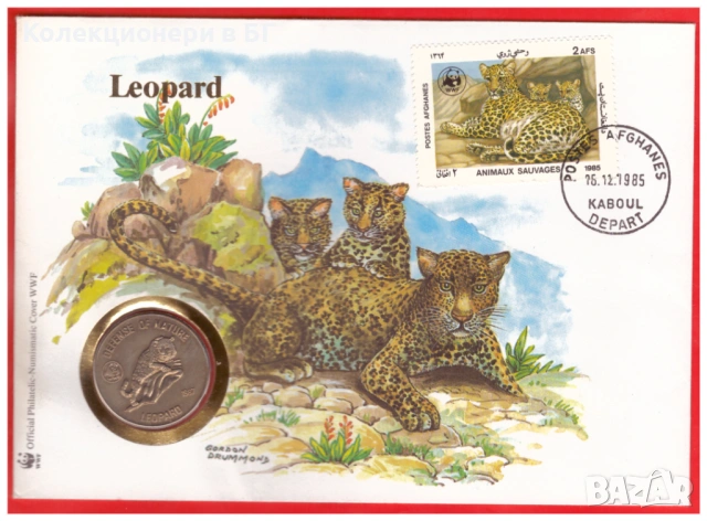 ВЪЗПОМЕНАТЕЛНА МОНЕТА В НУМИЗМАТИЧЕН ПЛИК (NUMISBRIEF) АФГАНИСТАН 