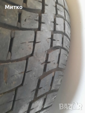 Желязна джанта с гума 15 ка за Тойота Ярис или Корола с 4 дупки, снимка 9 - Гуми и джанти - 53738925