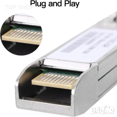 toolco 2 броя 10G Sfp LC MMF300m 10GBase-SR SFP+ трансивър, 10G 850nm MMF, до 300 метра, снимка 5 - Друга електроника - 49509118