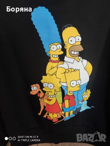 Zara The Simpsons нова спортна блуза, снимка 6 - Блузи с дълъг ръкав и пуловери - 48572601