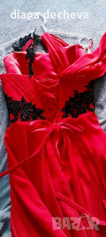 Бална червена рокля, снимка 2 - Рокли - 44994384