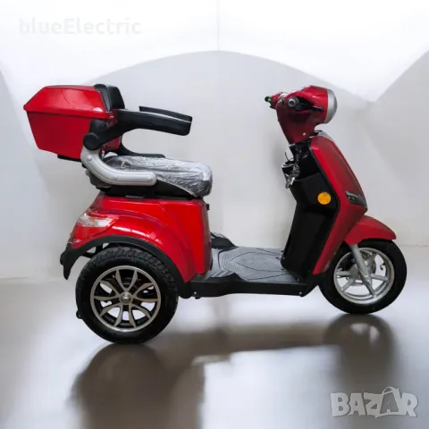 Електрическа Триколка blueElectric BM1-LUX 2000W | 60V | 24Ah | RED/GRAY, снимка 2 - Мотоциклети и мототехника - 49745647