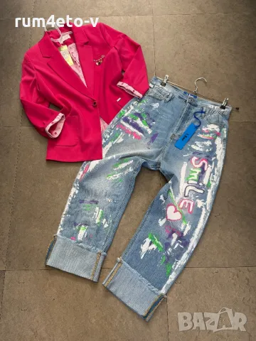 Ефектни дамски дънки , снимка 1