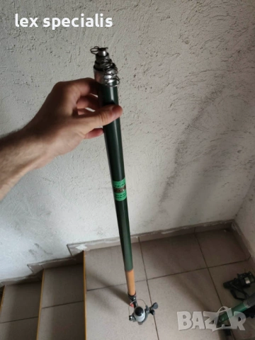 Ретро телескопична въдица + макара, снимка 6 - Въдици - 54268484