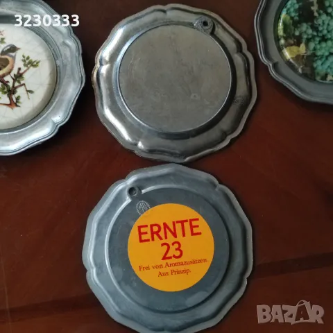 Чинийки за стена,подложки,калаени, снимка 4 - Електронни книги - 49683344