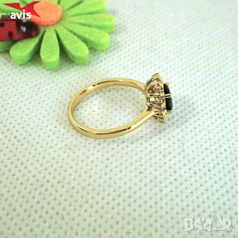 Пръстен с 14К златно покритие 224874, снимка 2 - Пръстени - 54202739