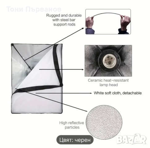 софт бокс комплект , снимка 11 - Светкавици, студийно осветление - 51437864