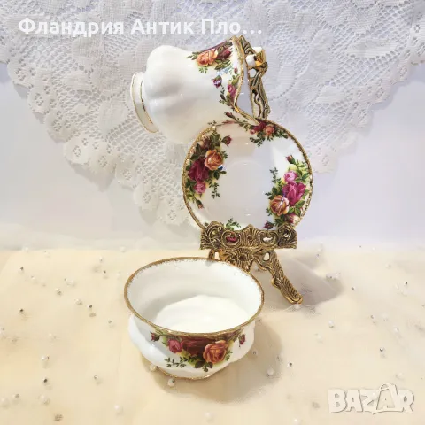 Old Country Roses на Royal Albert, снимка 5 - Сервизи - 49437608