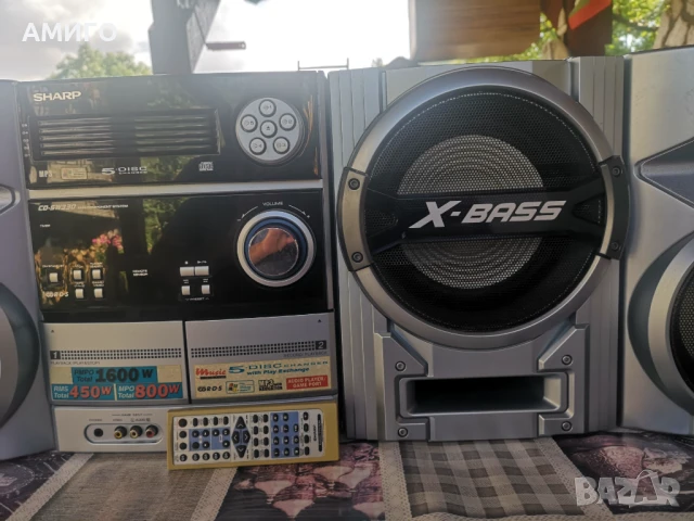 Продавам аудио система SHARP CD-SW330, снимка 3 - Аудиосистеми - 51224499