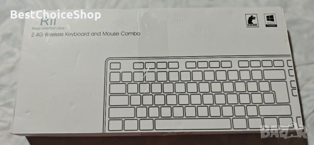 Rii безжичен комплект клавиатура и мишка QWERTZ, снимка 3 - Клавиатури и мишки - 53358501